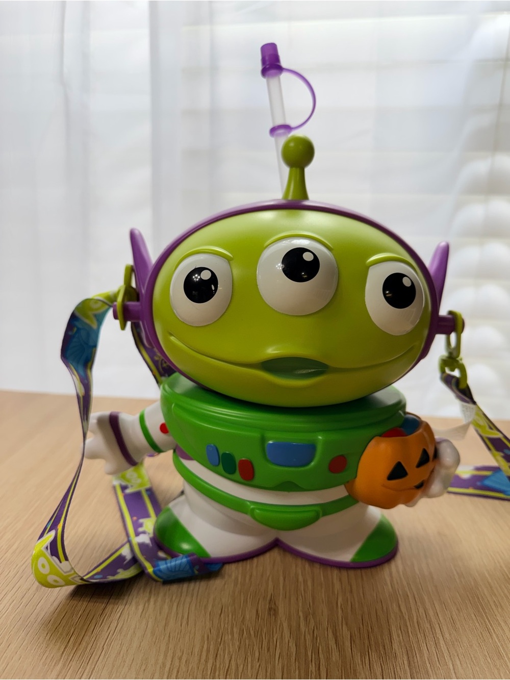 Disney Green and Purple Alien Trick-or-Treat Bucket